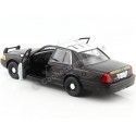 Cochesdemetal.es 2011 Ford Crown Victoria Police Interceptor Patrulha Rodoviária da Califórnia "Hot Pursuit" 1:24 Greenlight