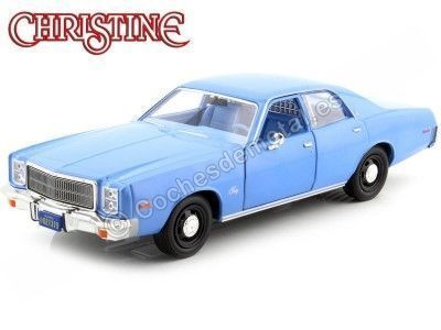 Cochesdemetal.es 1977 Plymouth Fury "Christine Detective Rudolph Junkins" 1:24 Greenlight 84142