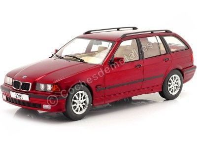 1985 BMW Serie 3 (E36) Touring Rojo Oscuro 1:18 MC Group 18155 Cochesdemetal.es