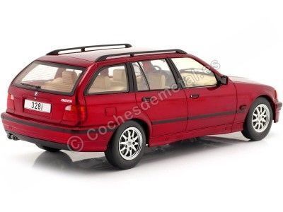 Cochesdemetal.es 1985 BMW Serie 3 (E36) Touring Rojo Oscuro 1:18 MC Group 18155 2