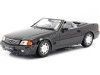 Cochesdemetal.es 1993 Mercedes-Benz 500 SL Cabriolet (R129) Noir métallique 1:18 kk 180371