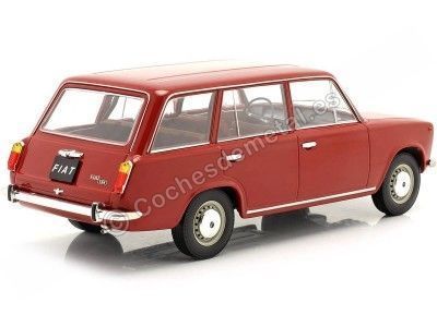 1972 Fiat 124 Familiare (Seat 124 Familiar) Rojo 1:18 Triple-9 1800221 Cochesdemetal.es 2