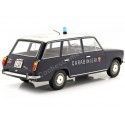 Cochesdememetal.es 1972 FIAT 124 Famille (siège 124 Familier) "Carabinieri" Azul / Blanco 1:18 Triple-9 1800222