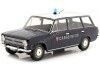 Cochesdememetal.es 1972 FIAT 124 Famille (siège 124 Familier) "Carabinieri" Azul / Blanco 1:18 Triple-9 1800222