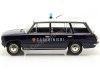 Cochesdememetal.es 1972 FIAT 124 Famille (siège 124 Familier) "Carabinieri" Azul / Blanco 1:18 Triple-9 1800222