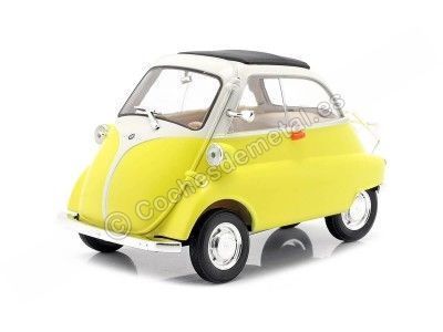 CARSDEMETAL.ES 1954 BMW Isetta 250 jaune / blanc 1:18 Welly 24096