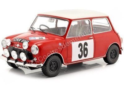 1965 Mini Cooper S RHD Nº36 Fall/Crellin RAC Rally 1:18 IXO Models 18RMC065C Cochesdemetal.es