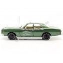 Cochesdemetal.es 1976 Plymouth Fury Checker Cab "Beverly Hills Cop" Verde 1:18 Greenlight 19110