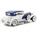Cochesdemetal.es 1934 Duesenberg Phaeton II SJ Azul / Blanco 1:18 Greenlight 13589