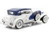 Cochesdemetal.es 1934 Duesenberg Phaeton II SJ Azul / Blanco 1:18 Greenlight 13589