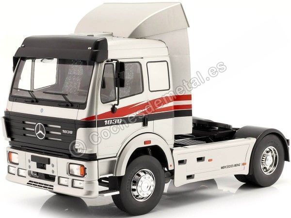 Cochesdemetal.es 1994 Camión Mercedes-Benz 1838 SK II Gris Plata 1:18 MC Group 18136