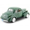 Cochesdemetal.es 1939 Chevrolet Coupe Verde 1:24 Motor Max 73247