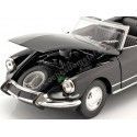 Cochesdemetal.es 1956 Citroen DS 19 Cabriolet Abierto Negro 1:24 Welly 22506