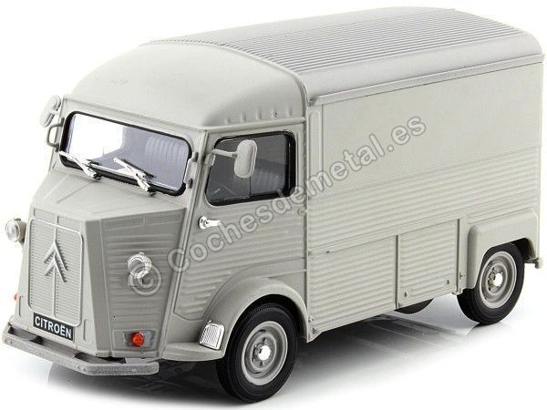 Cochesdemetal.es 1969 Citroen Type HY Gris Metal 1:24 Welly 24019