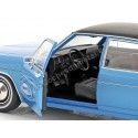 Cochesdemetal.es 1970 Opel Admiral B Azul / Negro 1:24 Whitebox 124085