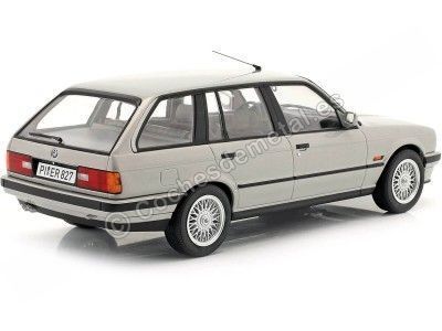 Cochesdemetal.es 1991 BMW 325i Touring Gris Metalizado 1:18 Norev 183216 2