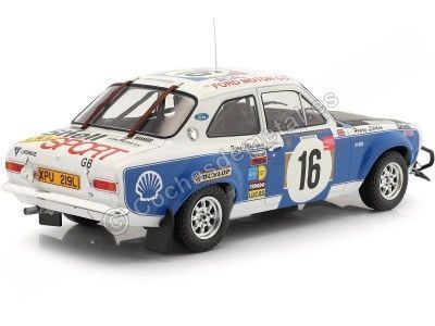 Cochesdemetal.es 1973 Ford Escort MK1 RS 1600 Nº16 Makinen/Liddon Safari Rally 1:18 IXO Models 18RMC075D 2