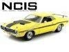 Cochesdemetal.es 1970 Dodge Challenger R/T 383 Magnum "NCIS" Amarillo/Negro 1:18 Greenlight 12845