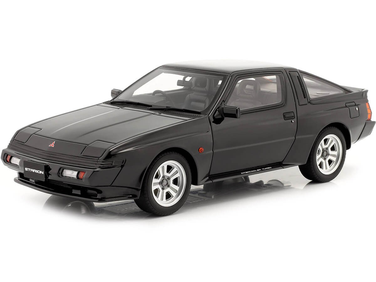 1987 Mitsubishi Starion 2.6 GSR-VR Negro 1:18 Kyosho Samurai KSR180...