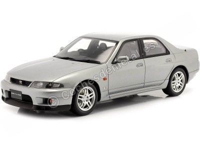 Cocheshdemetal.es 1996 Nissan Skyline GT-R AUUTECH Version Gris Plata 1:18 Kyosho Samurai KSR18041S