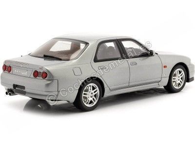 Cochesdemetal.es 1996 Nissan Skyline GT-R Autech Version Gris Plata 1:18 Kyosho Samurai KSR18041S 2
