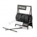 Carsdemetal.es Oz Racing Wheel Exposant avec deux axes et quatre roues 1:18 Modèles IXO Set002W