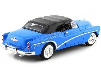 1953 Buick Skylark Con Cubierta Cerrada Azul 1:24 Welly 24027 Cochesdemetal.es 2