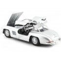 Cochesdemetal.es 1954 Mercedes-Benz 300 SL Gullwing "Alas de Gaviota" W198 Gris Plateado 1:24 Welly 24064