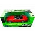 Carsdemetal.es 1960 Alfa Romeo Spider 2600 sans toit rouge 1:24 Wellly 24003