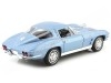 Cochesdemetal.es 1963 Chevrolet Corvette Sting Ray Coupé (C2) Azul Metalizado 1:24 Welly 24073