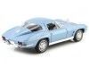 Cochesdemetal.es 1963 Chevrolet Corvette Sting Ray Coupé (C2) Azul Metalizado 1:24 Welly 24073