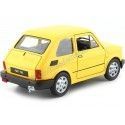 Cochesdemetal.es 1972 Fiat 126 (siège 126) Amarillo 1:21 Welly 24066