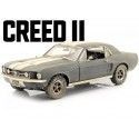 Cochesdemetal.es 1967 Ford Mustang Coupe "CREED II. Adonis Creed" Negro Mate Sucio 1:18 Greenlight 13626