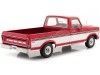 CARSDEMETAL.ES 1975 FORD F-100 PICHUP AVEC COUVERTURE DE DELUXE ROUGE / BLANC 1:18 Greenlight 13620