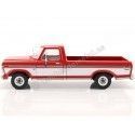 CARSDEMETAL.ES 1975 FORD F-100 PICHUP AVEC COUVERTURE DE DELUXE ROUGE / BLANC 1:18 Greenlight 13620