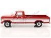 CARSDEMETAL.ES 1975 FORD F-100 PICHUP AVEC COUVERTURE DE DELUXE ROUGE / BLANC 1:18 Greenlight 13620