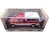 CARSDEMETAL.ES 1975 FORD F-100 PICHUP AVEC COUVERTURE DE DELUXE ROUGE / BLANC 1:18 Greenlight 13620