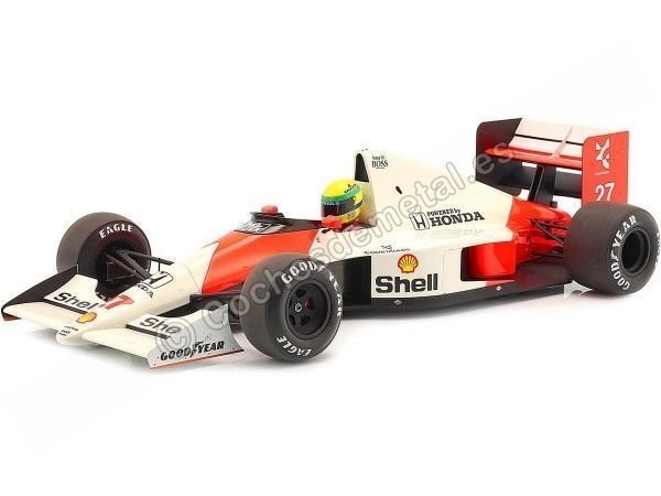 Cochesdemetal.es 1990 McLaren Honda Marlboro MP4/5B Nº27 Ayrton Senna Campeón del Mundo 1:12 Minichamps 547901227