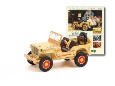 1945 Jeep Willys MB "Vintage Ad Cars Series 5" 1:64 Greenlight 39080A Cochesdemetal.es