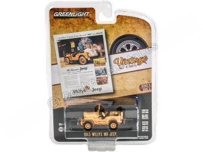 1945 Jeep Willys MB "Vintage Ad Cars Series 5" 1:64 Greenlight 39080A Cochesdemetal.es 2