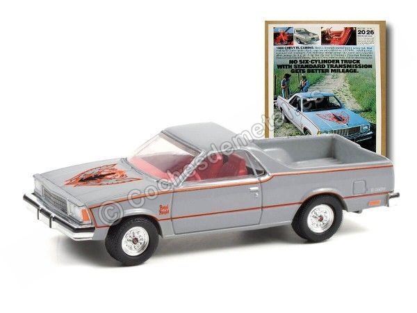 Cochesdemetal.es 1980 Chevrolet El Camino Royal Knight "Vintage Ad Cars Series 5" 1:64 Greenlight 39080D