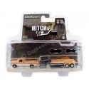 Cochesdemetal.es 1976 Ford F-150 Ranger XLT + Remolque de Plataforma "Hitch & Tow Series 22" 1:64 Greenlight 32220B