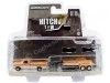 Cochesdemetal.es 1976 Ford F-150 Ranger XLT + Remolque de Plataforma "Hitch & Tow Series 22" 1:64 Greenlight 32220B