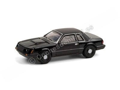 Cochesdemetal.es 1982 Ford Mustang SSP "Black Bandit Series 24" 1:64 Greenlight 28050B