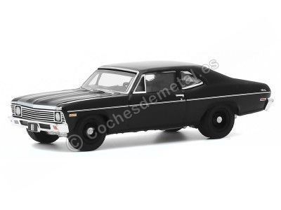 1968 Chevrolet Nova "Black Bandit Series 23" 1:64 Greenlight 28030B Cochesdemetal.es