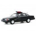 Cochesdemetal.es 1992 Ford Crown Victoria Police Interceptor "Black Bandit Series 23" 1:64 Greenlight 28030E