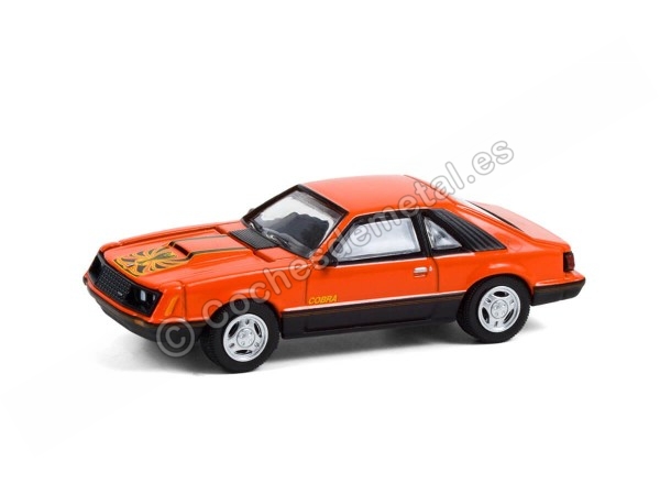 Cochesdemetal.es 1979 Ford Mustang Cobra "GL Muscle Series 24" 1:64 Greenlight 13290c