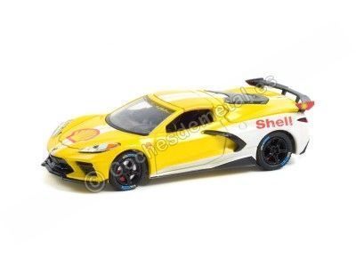 Cochesdemetal.es 2021 Chevrolet Corvette C8 Stingray "Running on vide Series 13" 1:64 Greenlight 41130E