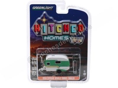 1957 Catolac DeVille "Hitched Homes Series 7" 1:64 Greenlight 34070A Cochesdemetal.es 2