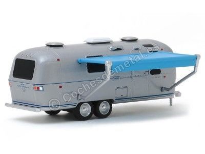 1971 Airstream Double-Axle "Hitched Homes Series 7" 1:64 Greenlight 34070C Cochesdemetal.es